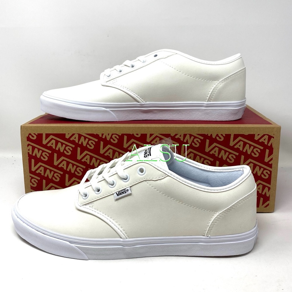 VANS Atwood Leather True White Men’s Sneakers - Picture 3 of 10